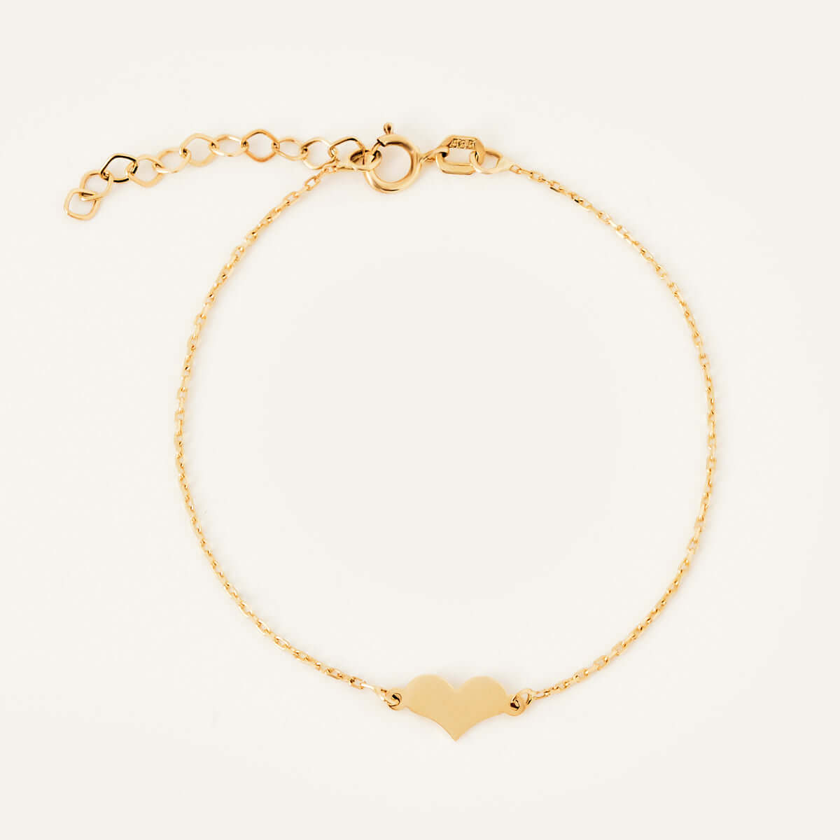 Dainty Heart Charm Bracelet - Minimalist Love | Madarax Store