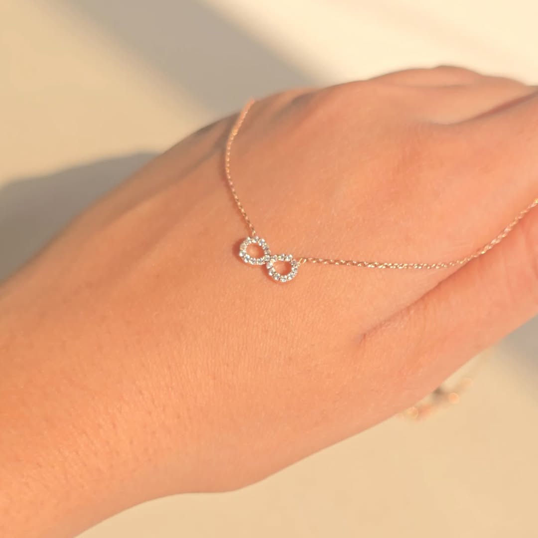 Sparkling Infinity Necklace - Eternal Love Pendant | Madarax Store