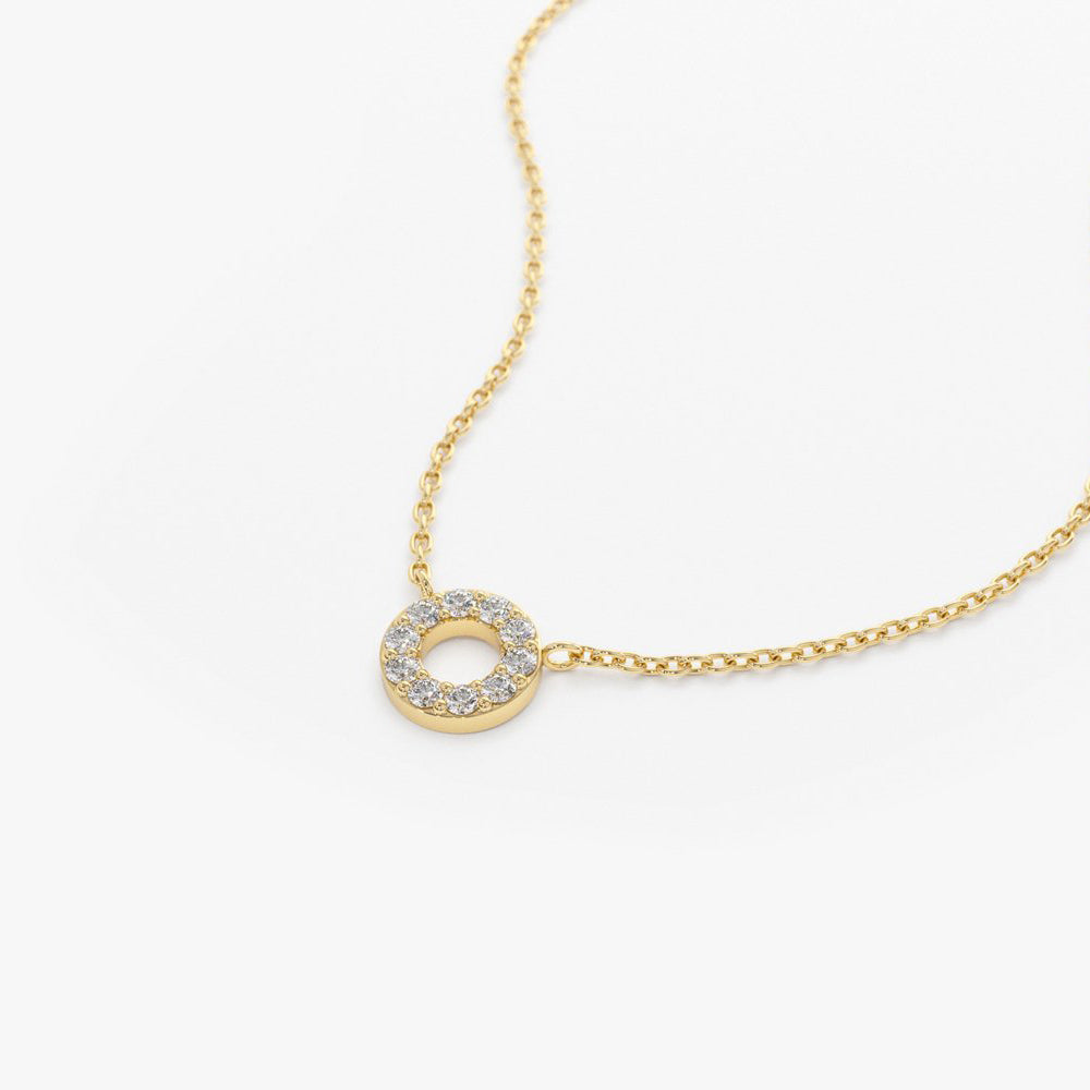 Sparkling Circle Necklace - Gold & Silver Plated | Madarax Store
