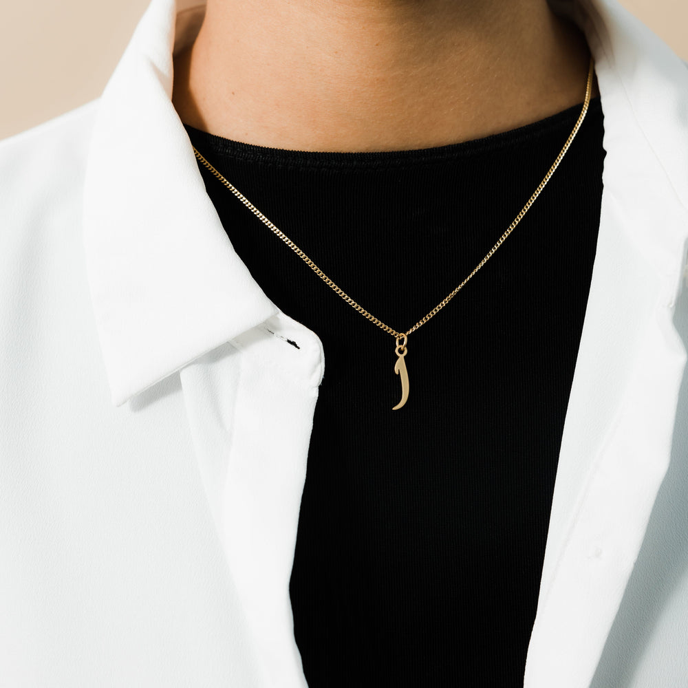 Personalized Arabic Initial Necklace - Custom Hurf Pendant | Madarax Store