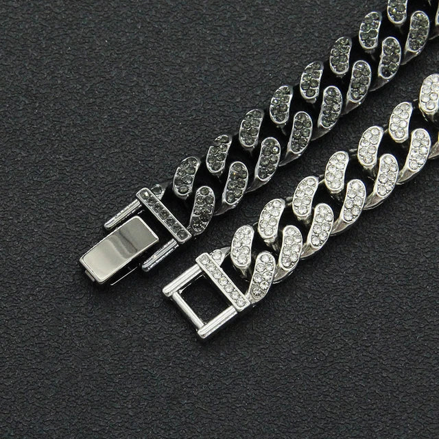 Iced Out Cuban Link Bracelet - Stone Paved Luxury | Madarax Store
