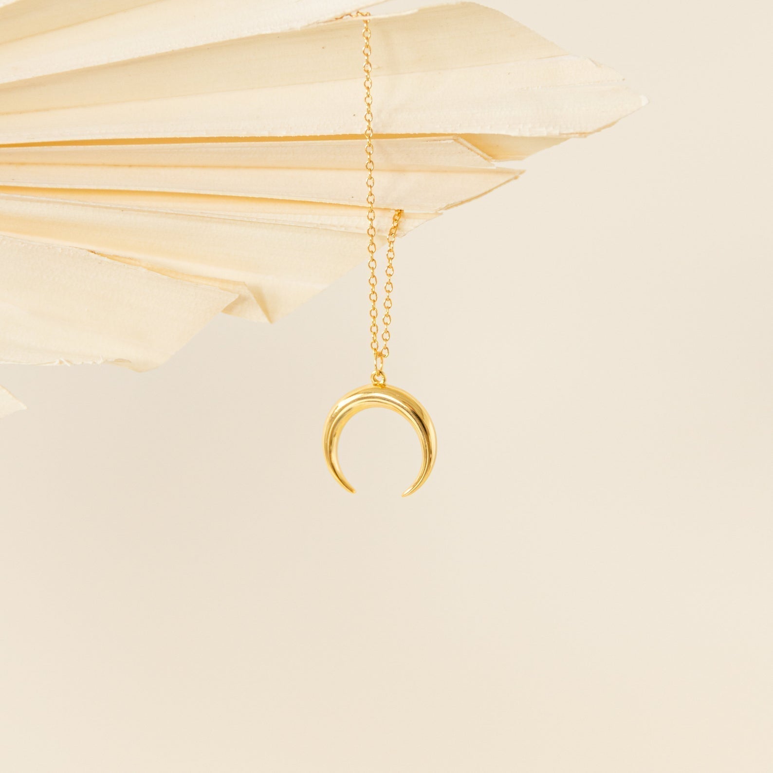 Elegant Crescent Moon Necklace - Luna Pendant | Madarax Store