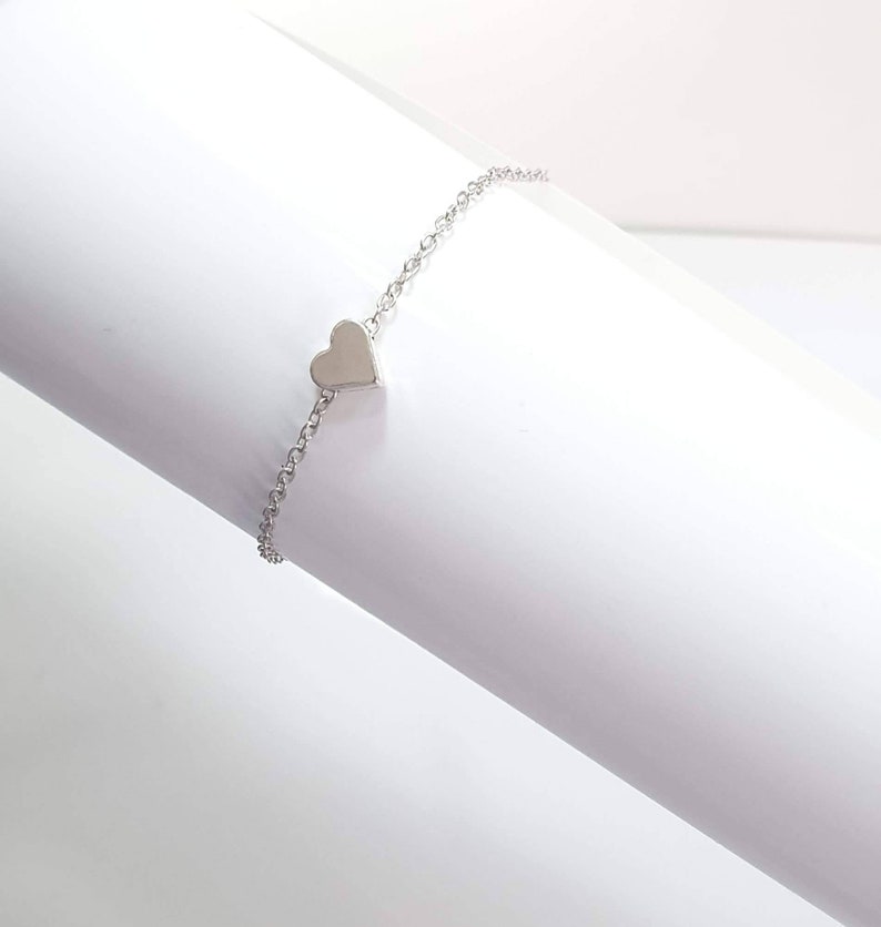 Dainty Heart Bracelet - Minimalist Gold & Silver Charm | Madarax Store