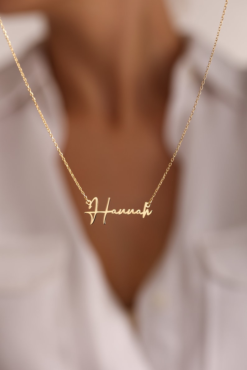 Signature Name Necklace | Madarax Store