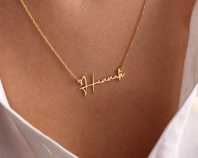 Signature Name Necklace | Madarax Store