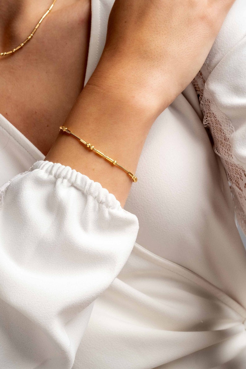 Personalized Morse Code Bracelet - Gold & Silver Plated Secret Message Jewelry | Madarax Store