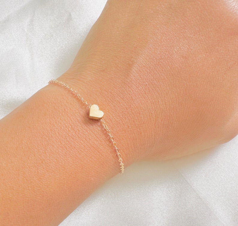 Dainty Heart Bracelet - Minimalist Gold & Silver Charm | Madarax Store