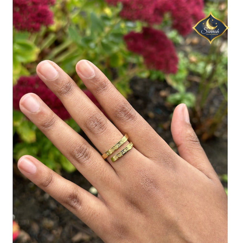 Ayat ul Kursi Ring - Gold & Silver Plated Islamic Jewelry | Madarax Store