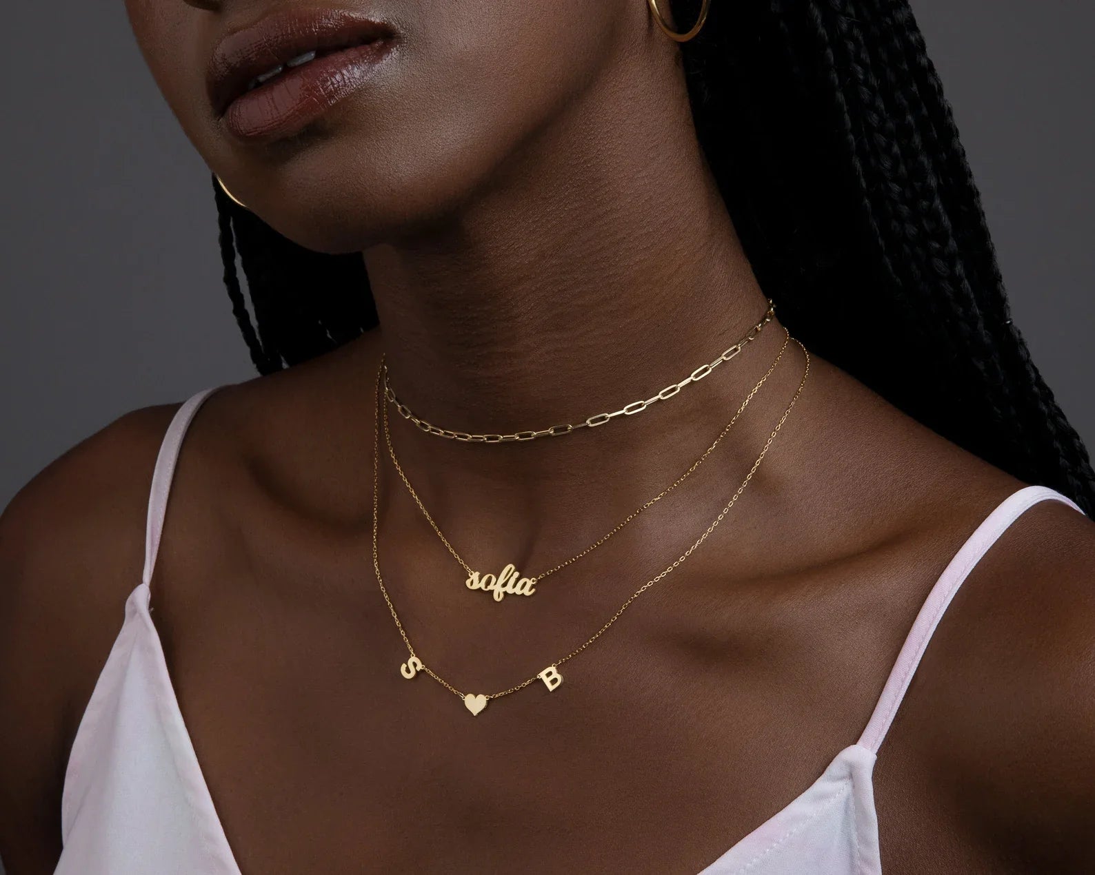 Alphabetical Name Necklace | Madarax Store