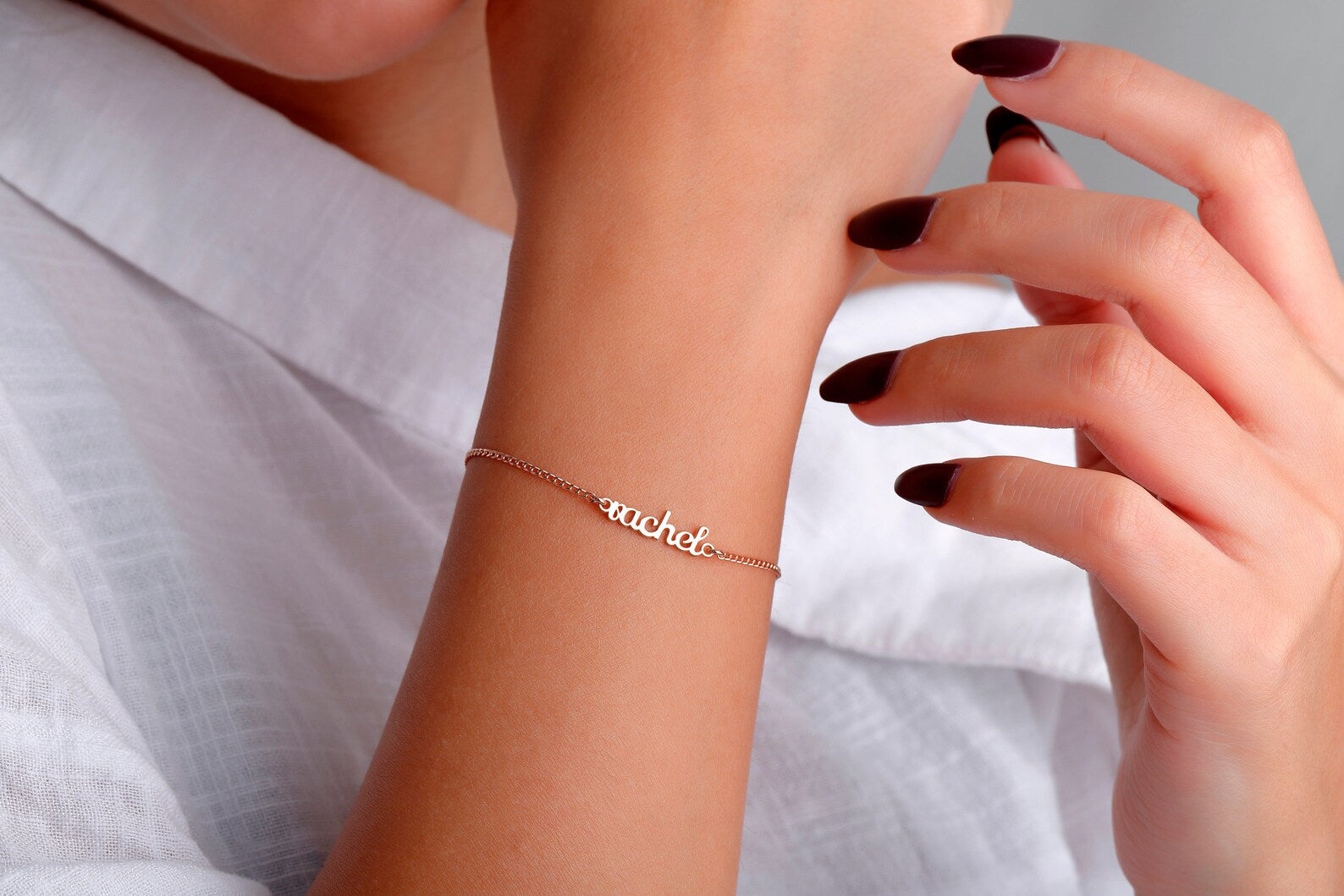 Curb Chain Name Bracelet | Madarax Store
