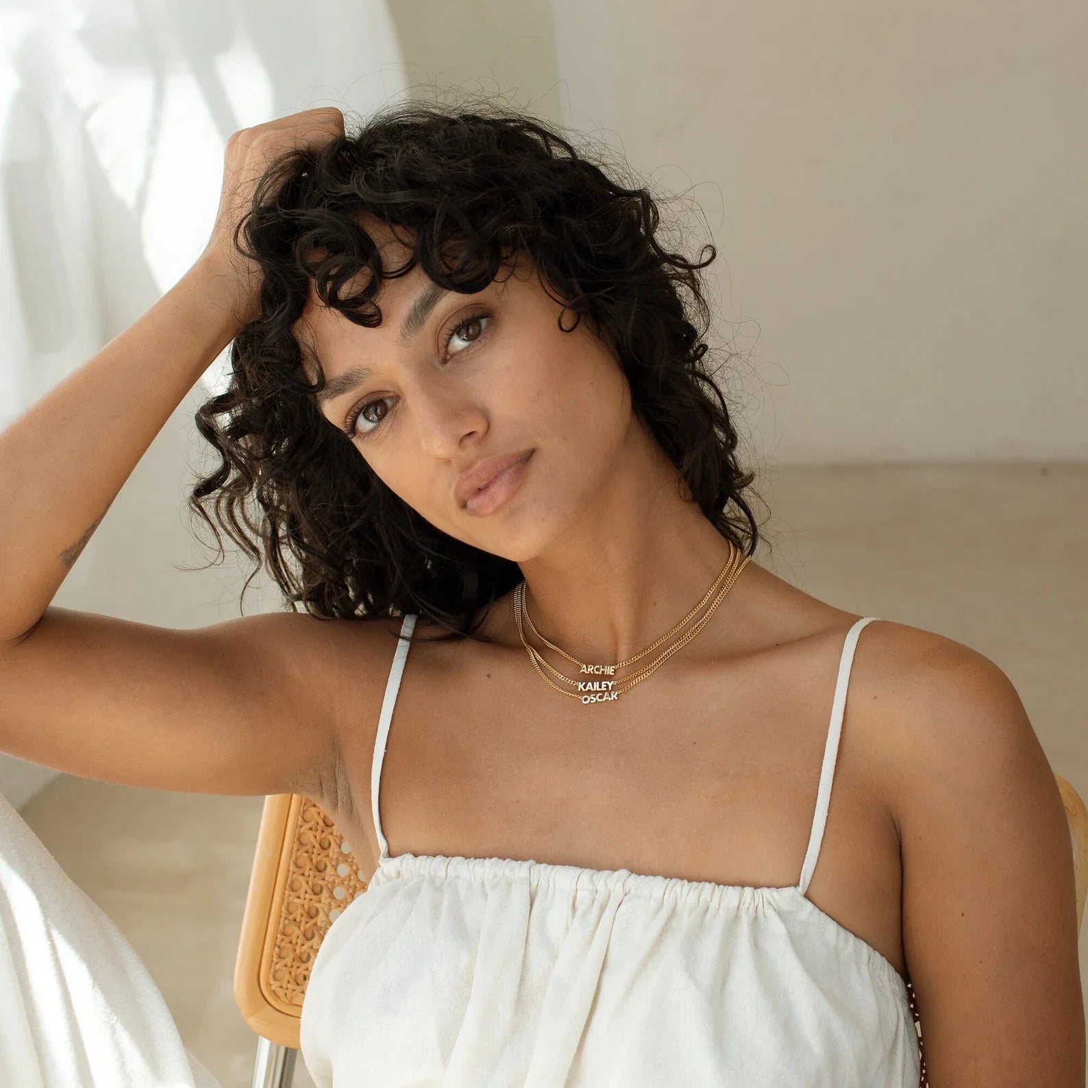Curb Chain Name Necklace | Madarax Store