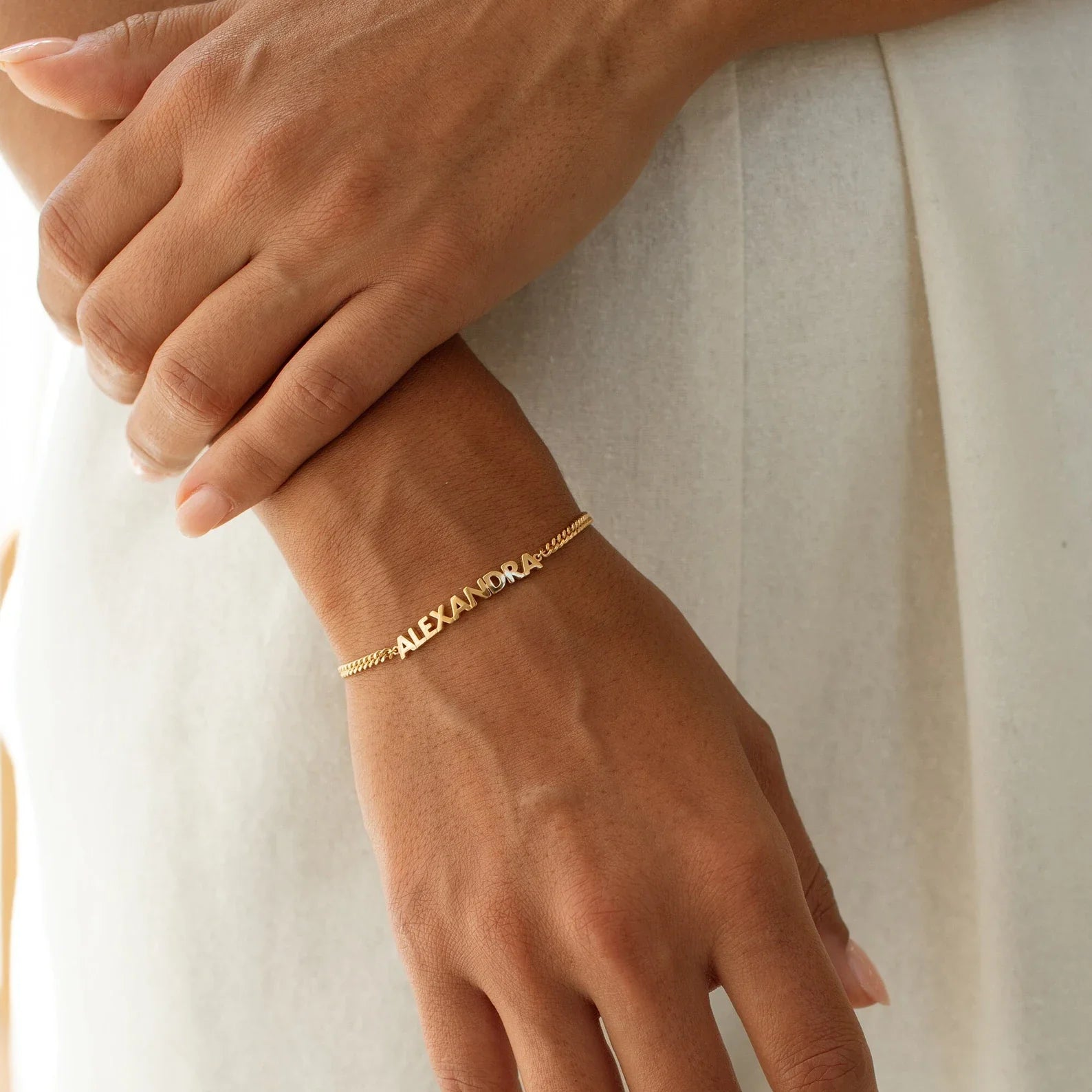 Eternal Link Name Bracelet | Madarax Store