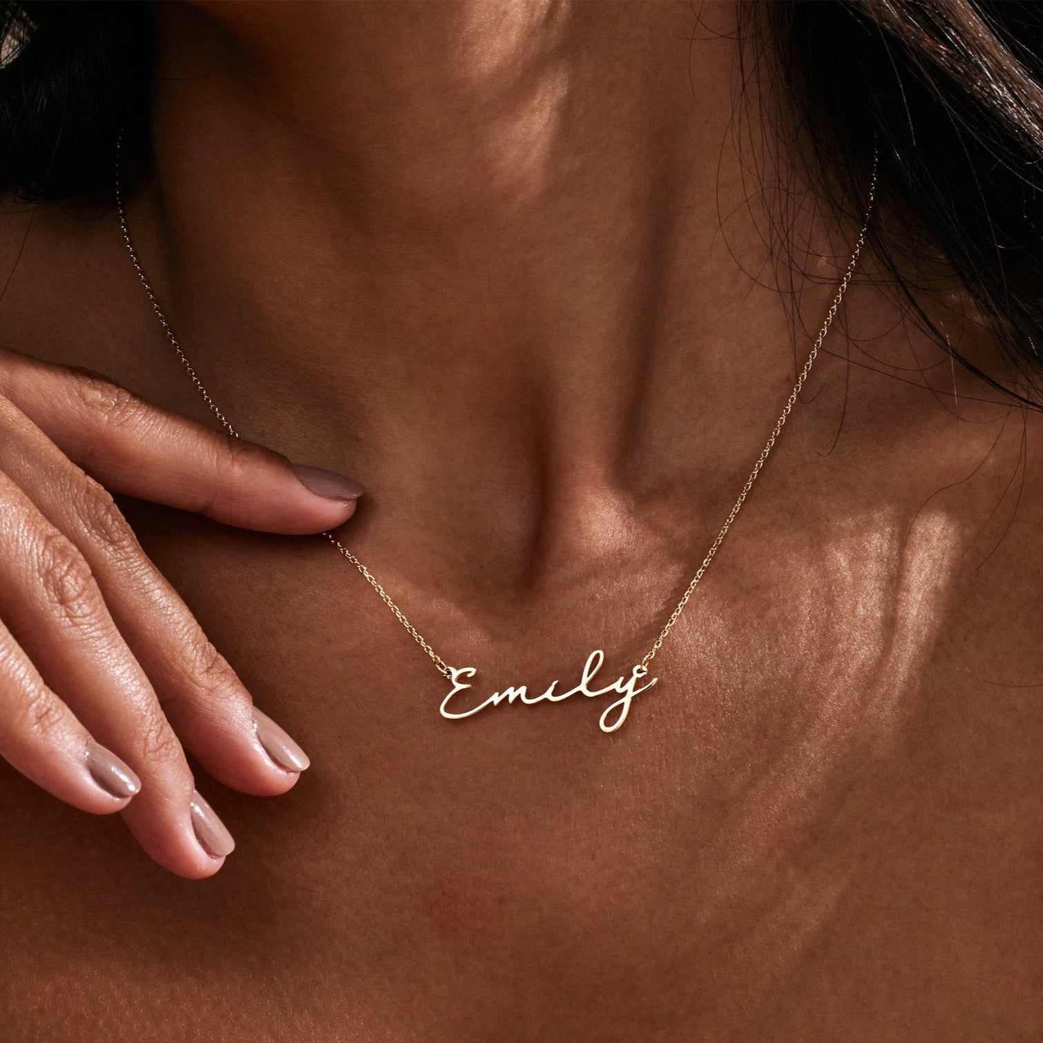 Signature Script Minimalist Necklace | Madarax Store