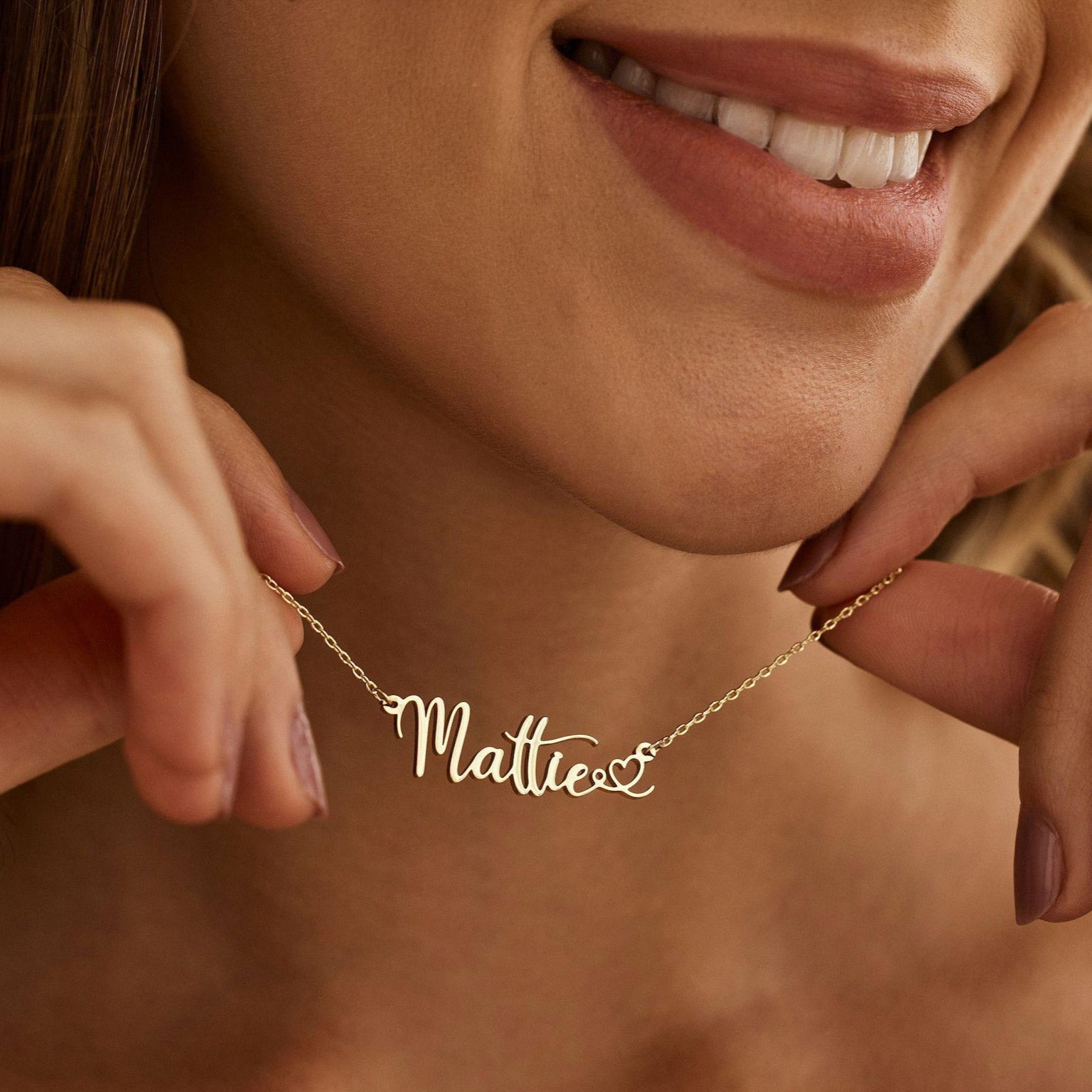 LoveScript Name Necklace | Madarax Store