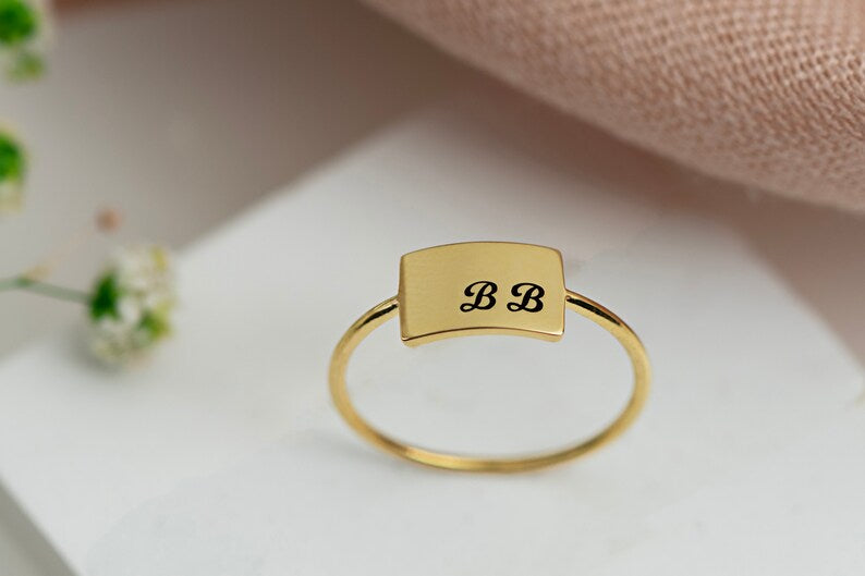 Custom Initial Ring | Madarax Store