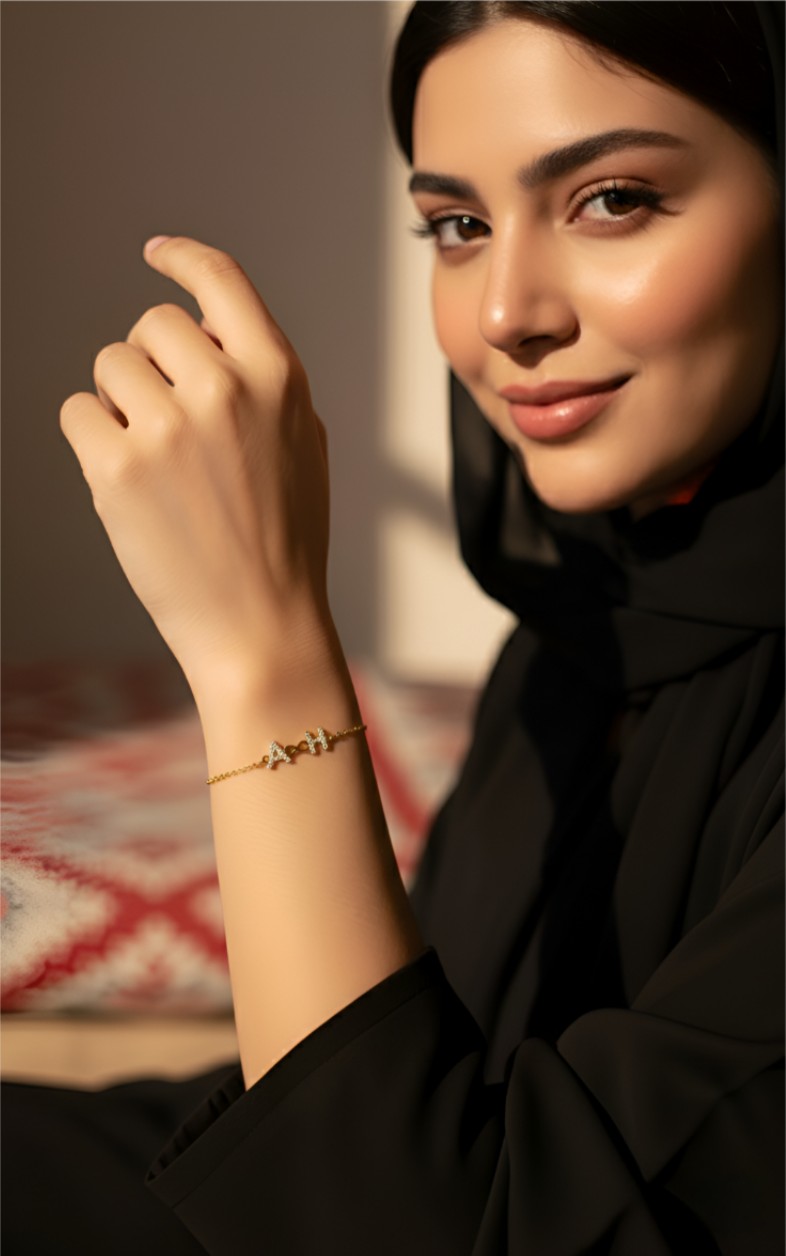 Eternal Initial Infinity Zirconia Bracelet | Madarax.store