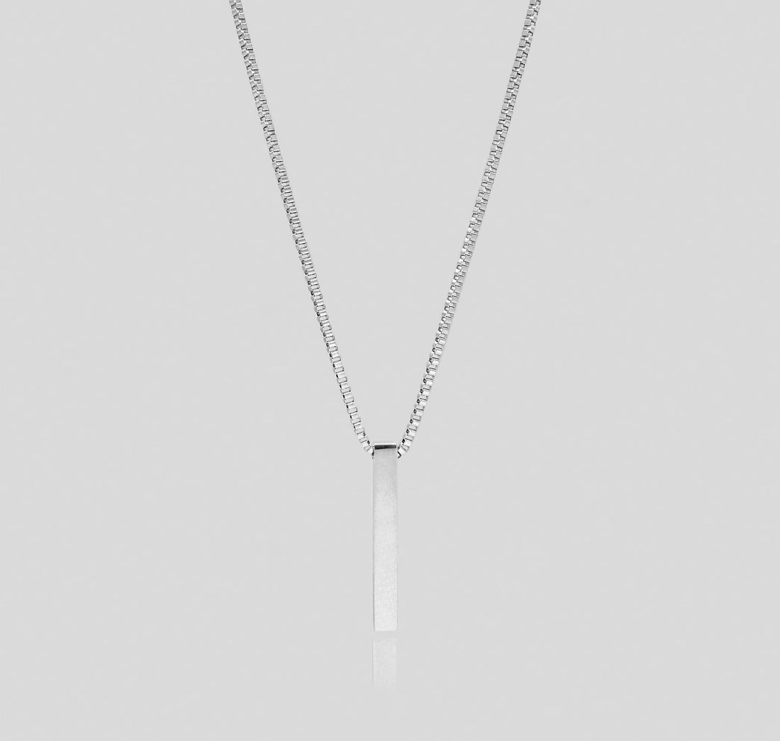 Stainless Steel Bar Necklace | Madarax Store