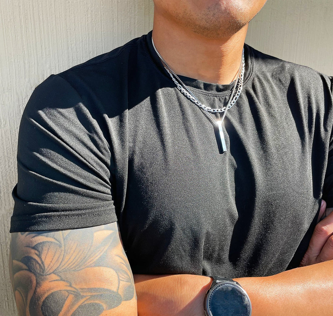 Stainless Steel Bar Necklace | Madarax Store
